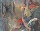 Fashionable Women in Gowns - "Look" - 13 x 19 Fine Art Print