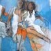 Fine Art Print - Women in White Dresses with Turquoise - "It's Not About You"