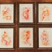 Watercolor Painting of Female Back in Soft Reds Open Edition Fine Art Print "B.e.a."