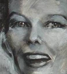 Katharine Hepburn - Original Mixed Media Portrait