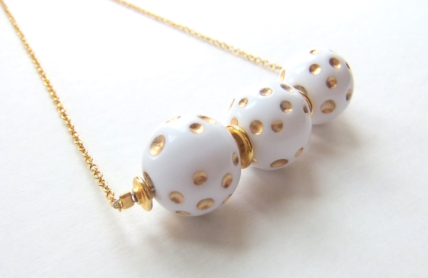 Golden Bubbles Necklace