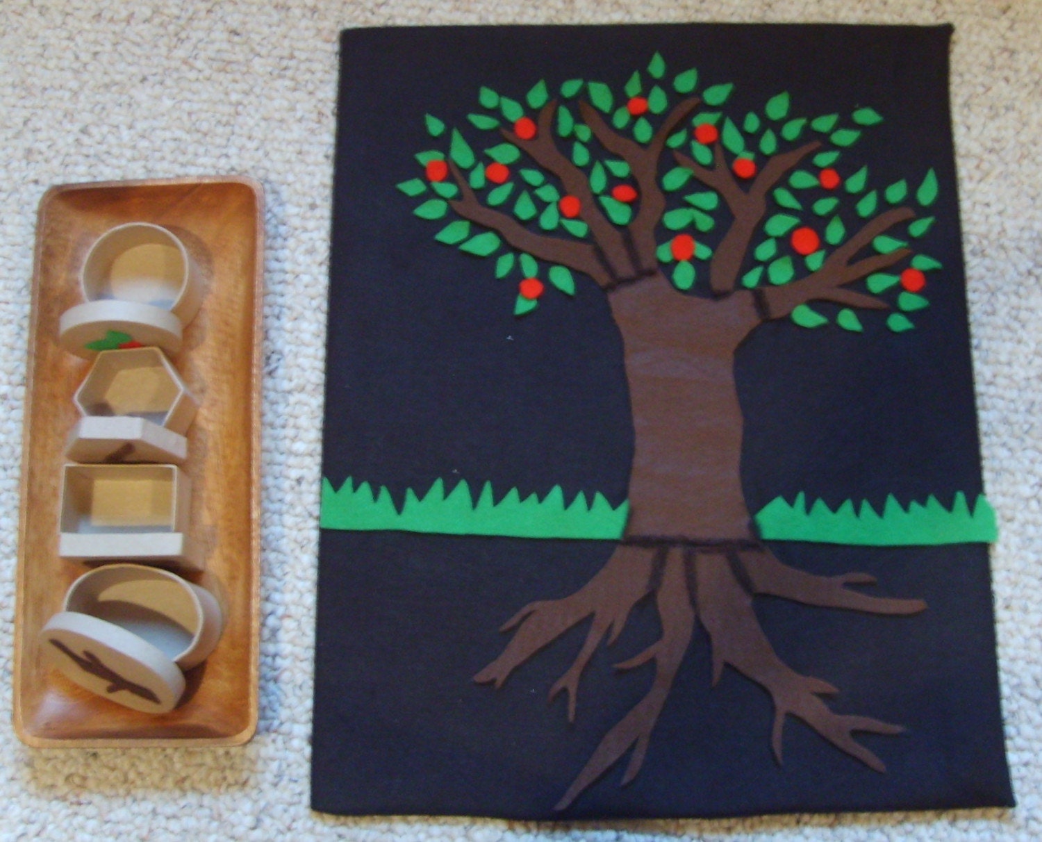 Parts of the Tree Felt Board
