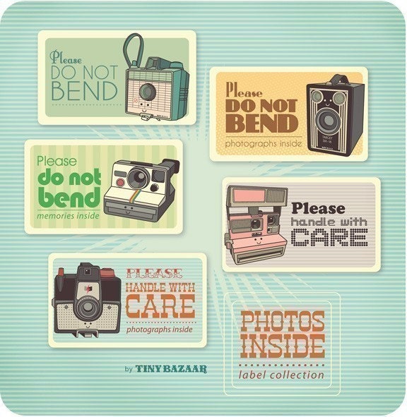 Photos Inside Label Collection - Printable PDF
