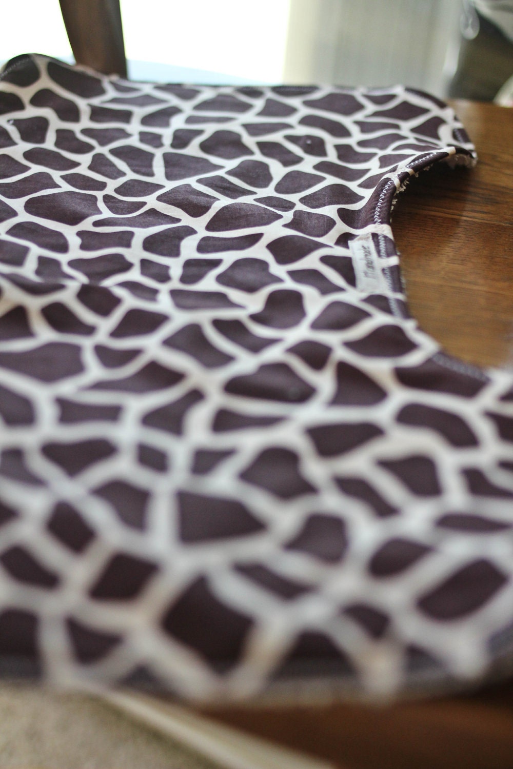 Brown Animal Print Burp Cloth for Babies Free SH in the US