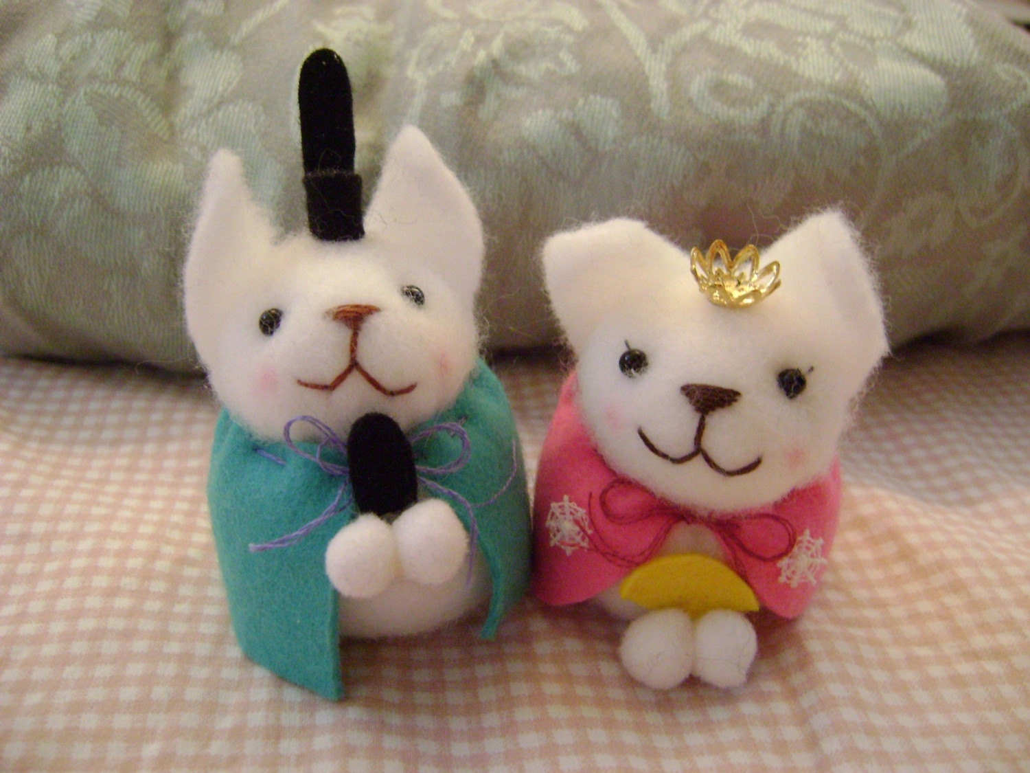 Handmade doggy hina matsuri OOAK