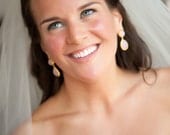 Pink Quartz Dangle Earrings