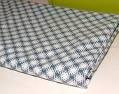 Mr Brady - 1 yard upcycled linens fabric