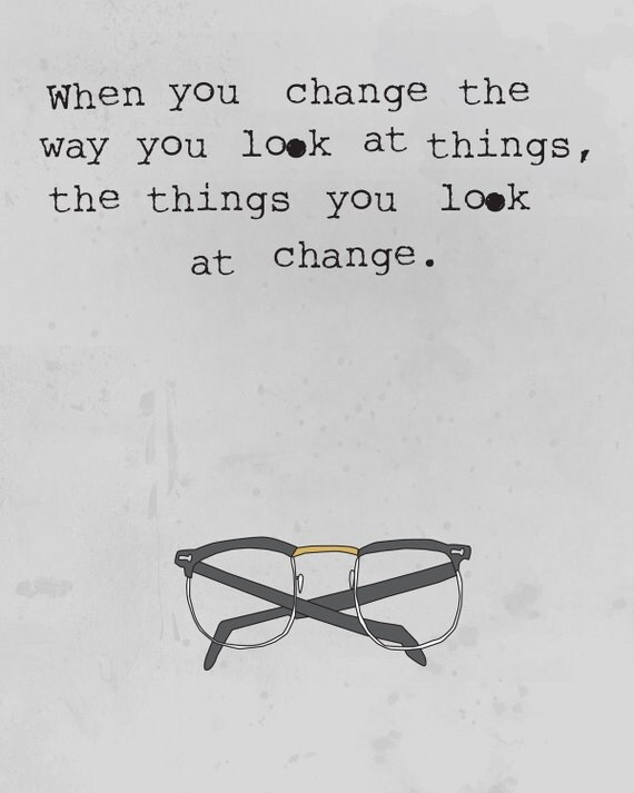 Wall Decor - 8x10 Illustration Art Print - What You See - Vintage, Geekery, Hipster, Inspirational, Motivational, Wall Art