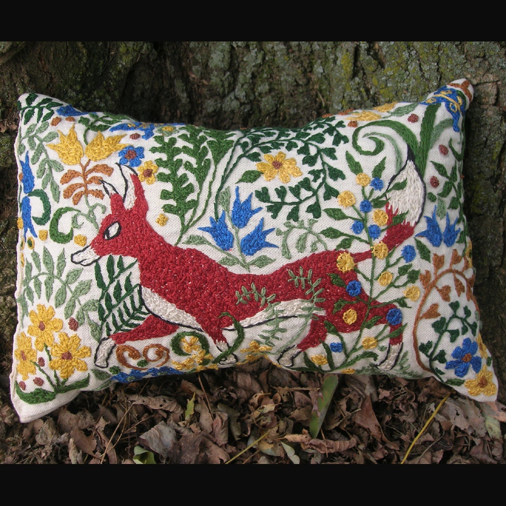 The Red Fox Pillow