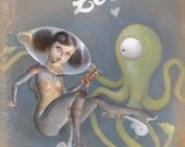 Raygun Love - 8x10 Fine Art Print