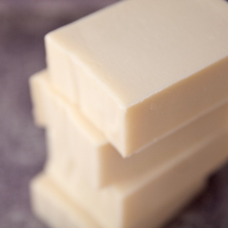 Just Soap Unscented All Natural Castile Coconut Milk  Handmade Soap