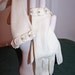Aunt Laura's Gloves - White Nylon with Pearls