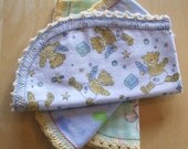 Little Baby Bear Burp Pad / Cloth is a trendy gift that will make you the hit of the baby shower