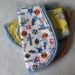 Baby Dolphin Burp Pad Cloth is handmade and perfect for the little person in your life made in the USA a blue hand crocheted edge