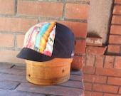 Roses Lupe with Angel flip Handmade Cycle Cap Virgin Mary