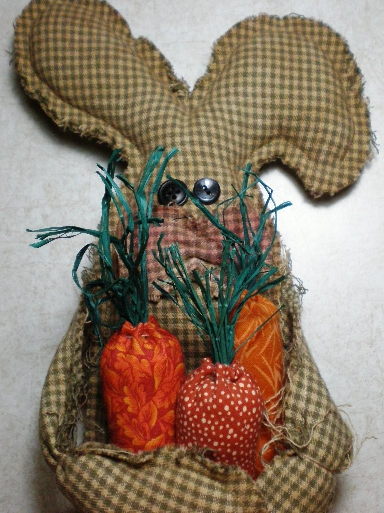RaggleTaggle Rabbit - for Spring - for Summer - for the Gardener
