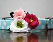 Happy Blooms Flower Dog Collar