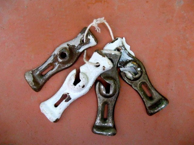 Vintage Salvage Hardware Lot, 4pc / Architectural Fixture