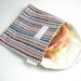 6 Reusable Eco Sandwich/Snack Bags - Completely Organic Cotton - Choose your colors and sizes - Back to School