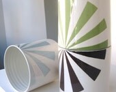 Low Cylinder Vase Manray pattern