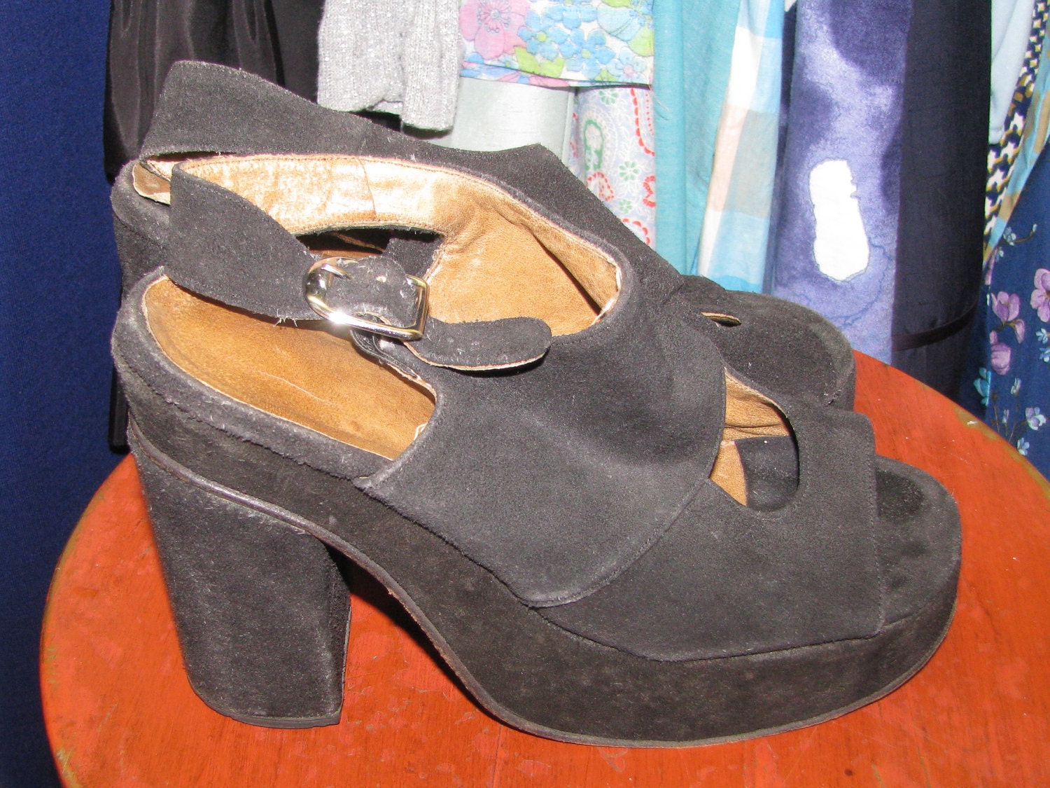 AWESOME Black 1970s Platforms
