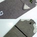 Cat iPad case - Gray felt
