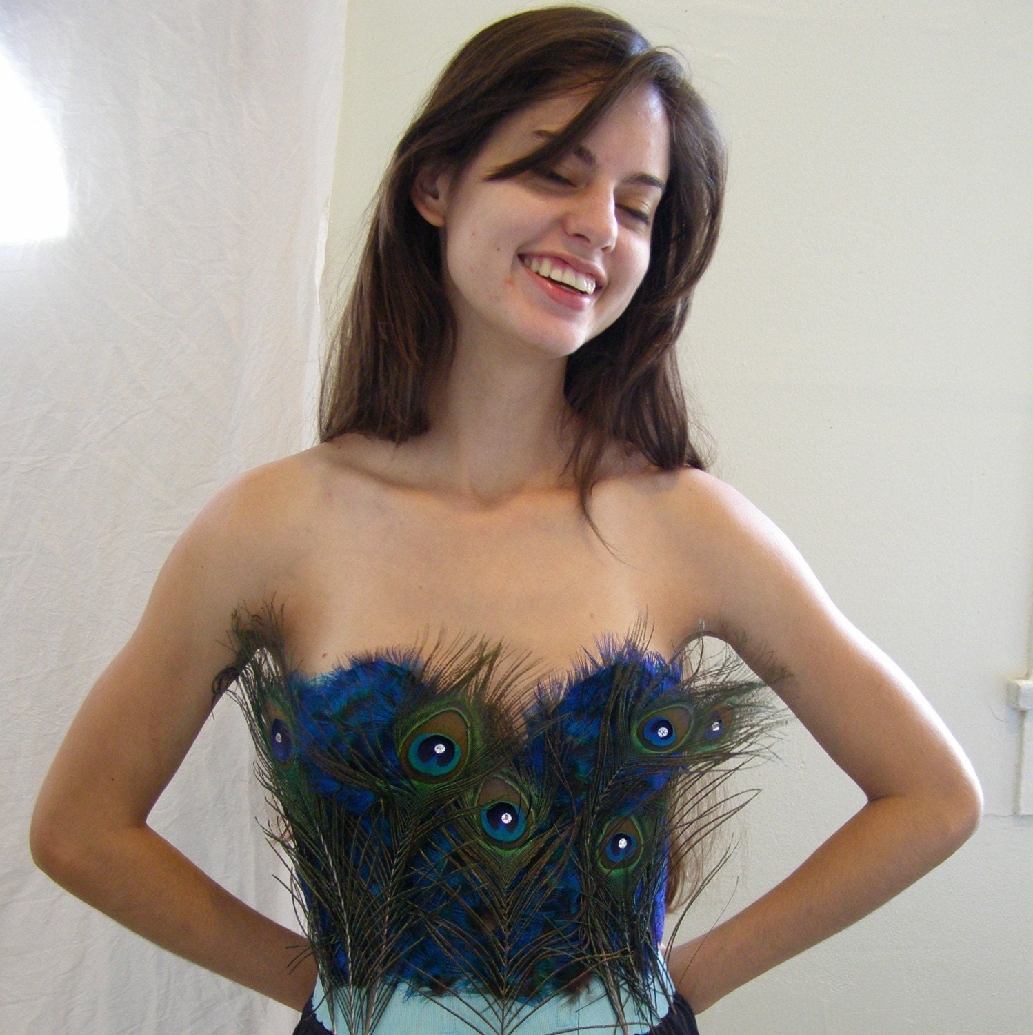 Peacock Bustier