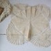 vintage doilies, set of 4. 1930s - 1950s. oat, flax, cream.