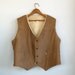 vintage 1970s fleece vest. XL. Cordoroy sherpa, trucker style by Levi Strauss. Fall rustic, country western / the TRUCKSTOP COFFEE vest