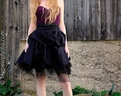 Blynn skirt with tulle netting tutu underskirt
