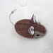Mouse Plush Wool Folk - Pocket Mouse - Cognac