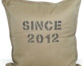 New 20x20 inch Designer Handmade Pillow Case with hand painted since