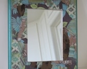 Eye Color Ensemble Decoupage 5 x 7 Framed Mirror
