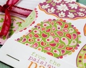 Paisley Patch Note Sheets and Matchbook Notebook Set