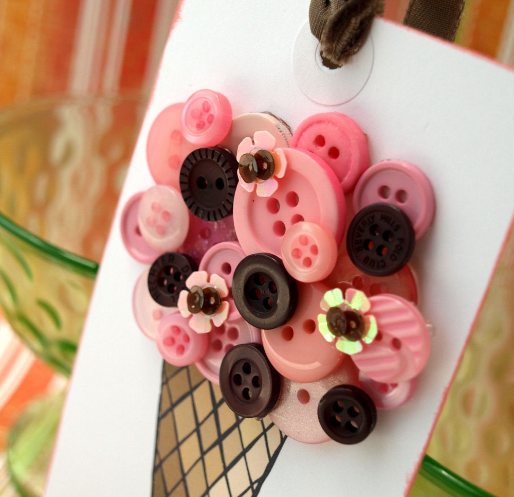 Ice Cream Cone Tag