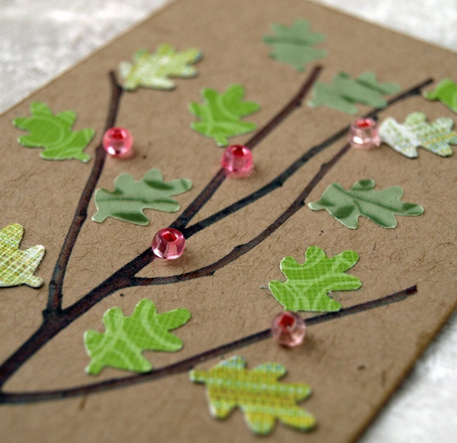 Branches and Blossoms Tag