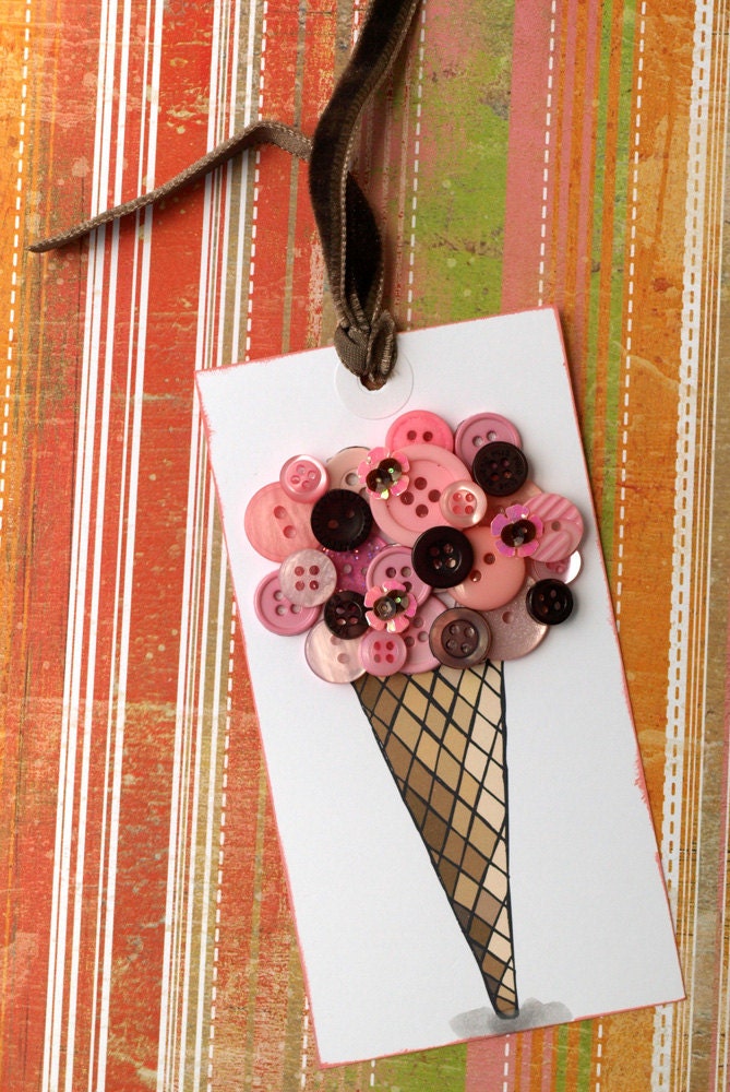 Ice Cream Cone Tag