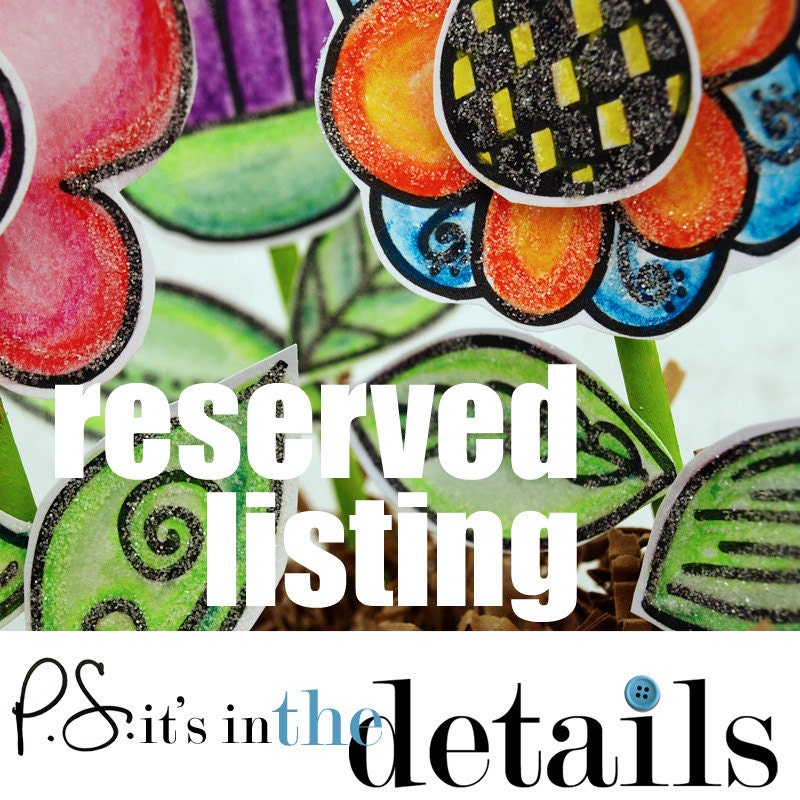 Reserved Listing for katkins - Capture the Details Mini Album