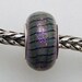 OOAKK Raku Twist Dichroic - Troll / Bracelet Bead (A-06)