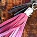 Bohemian Leather Tassel Keychain by Binding Bee Made with Reclaimed Leather