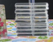 30 CRYSTAL CLEAR Glass Rectangles Great for Pendants Magnets Mosaics and a Variety of Other Crafts So CLEAR You Will Not Know They Are There