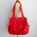 Sale - Water-Resistant Nylon Pumpkin Bag - Double straps - Shoulder bag, Diaper, Messenger , Tote, Travel