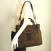 Sale - Water-Resistant Bag in Chocolate Brown- messenger bag, school bag, tote, purse, gym bag - KATE
