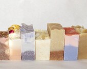5 Shea Butter Natural Soaps  with Honey or Lavender or Rose -Home and Living Bath and Beauty
