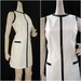 90s Does 60s Dress MOD Black and White Mini Shift Go-go M