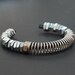 Industrial Hardware Bracelet- Upcycled Silver Found Object Jewelry Cuff Bracelet