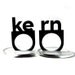 typographic kern acrylic ring set