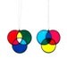 RGB and CMY color model necklaces -- limited edition