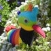 Rainbow sock chicken