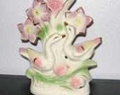 Charming, Romantic Swan Vase